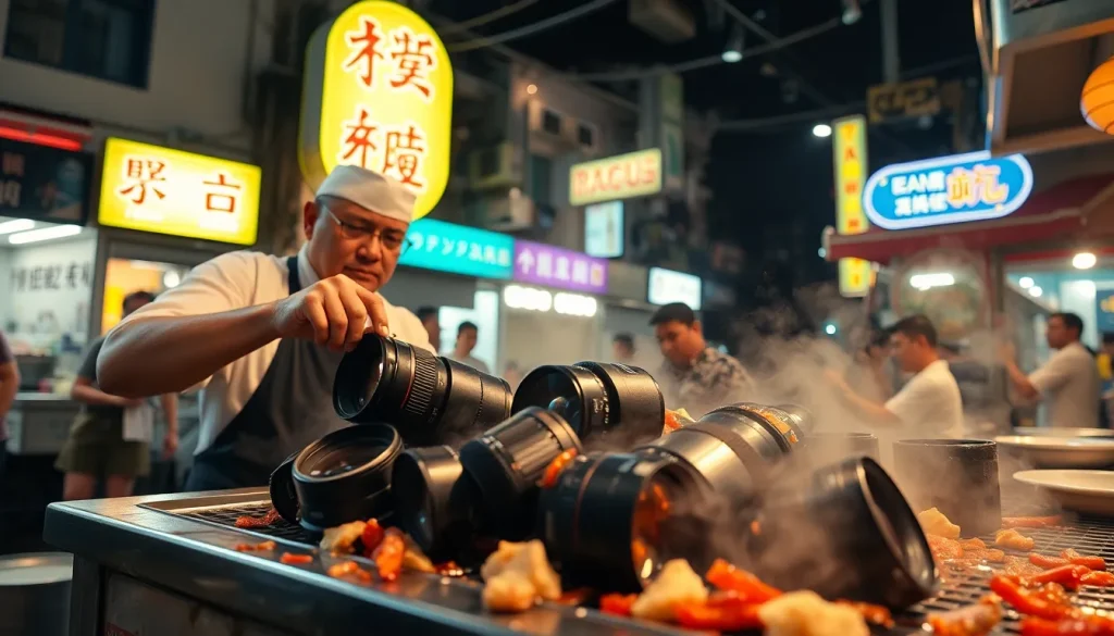 老闆把一堆鏡頭當食材翻炒